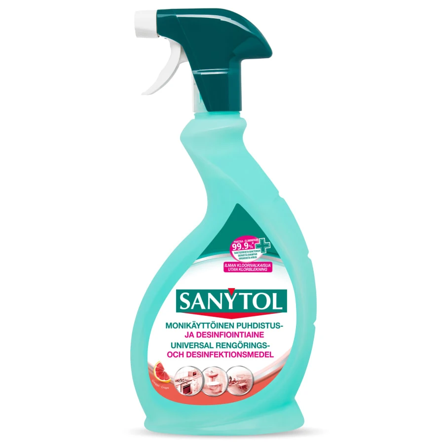 Sanytol Greippi 500 Ml Puhdistus- Ja Desinfiointiaine 3 Sanytol Greippi 500 Ml Puhdistus- Ja Desinfiointiaine