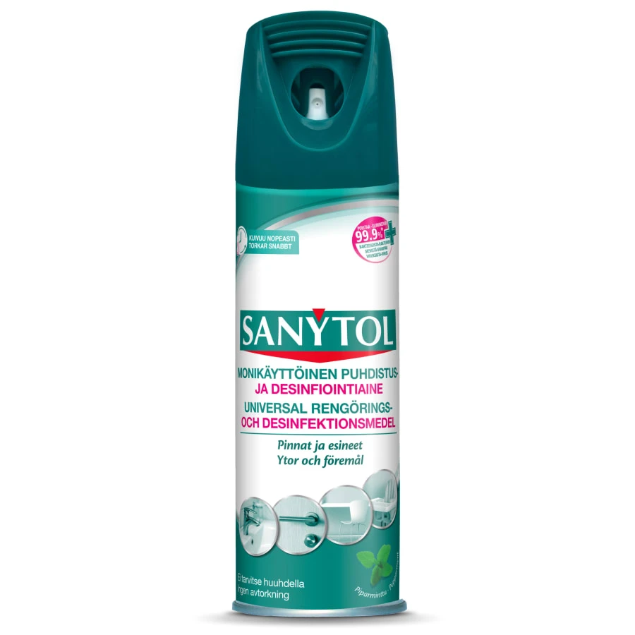 Sanytol 400 Ml Puhdistus- Ja Desinfiointisuihke 3 Sanytol 400 Ml Puhdistus- Ja Desinfiointisuihke