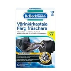 Dr. Beckmann 10 Kpl Mustan Värin Kirkastajaliina