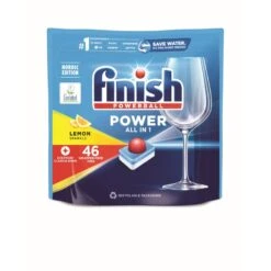 Finish Power All-In-One Lemon 46 Tab Konetiskitabletti