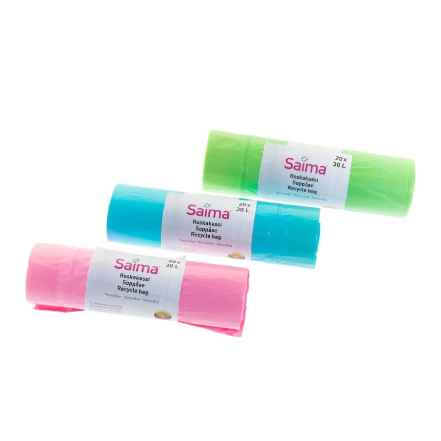 Nord Clean 30 L Narusulkijalla Roskapussi 20 Kpl 3 Nord Clean 30 L Narusulkijalla Roskapussi 20 Kpl