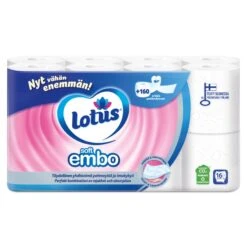 Lotus Soft Embo 16 Rll Valkoinen Wc-paperi