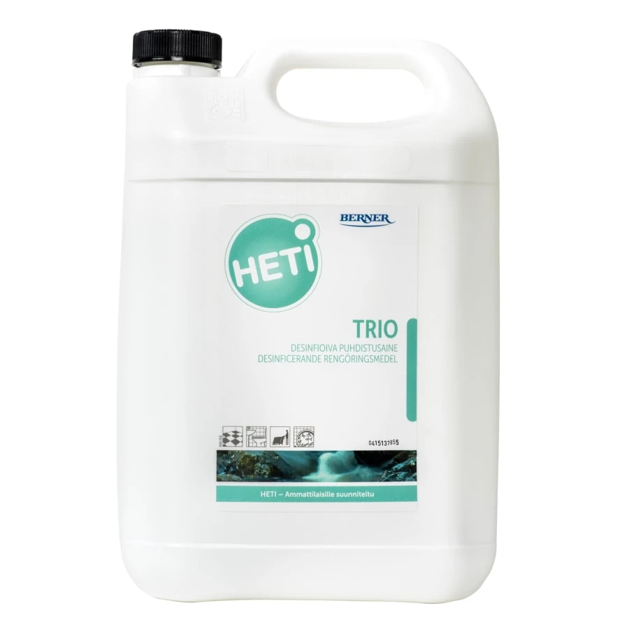 Heti Trio 5 L Desinfioiva Puhdistusaine Pinnoille 3 Heti Trio 5 L Desinfioiva Puhdistusaine Pinnoille