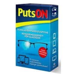 Putson 10 Kpl Silmälasien Puhdistuspyyhe