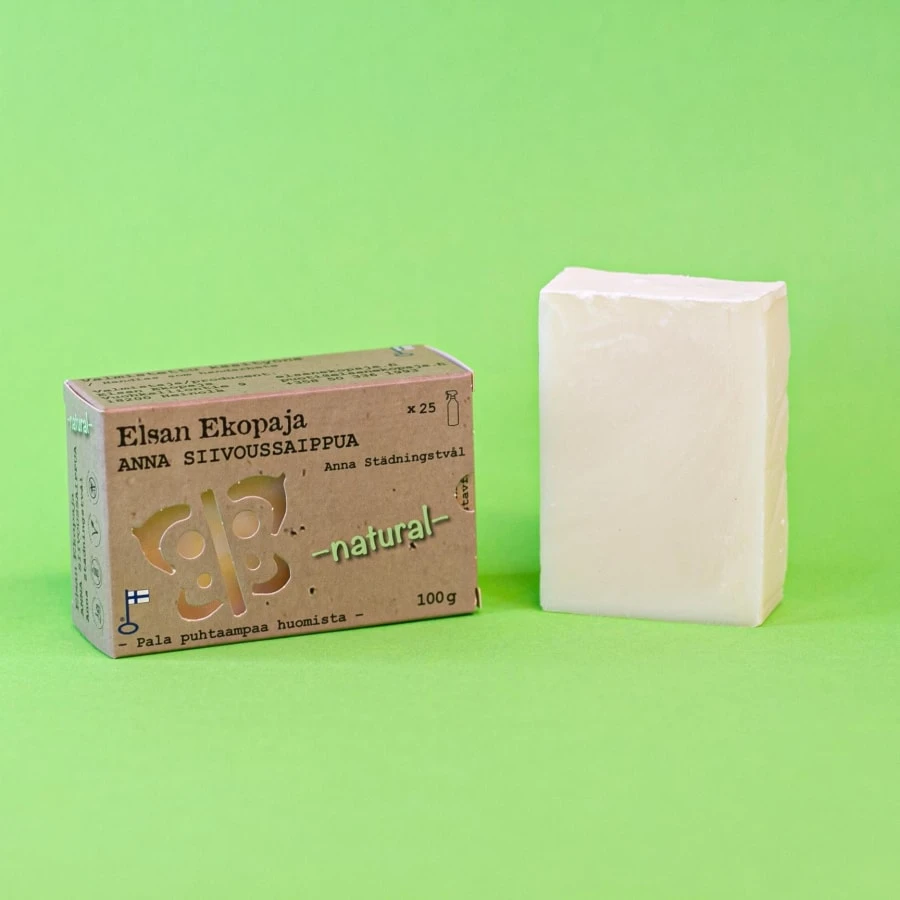 Elsan Ekopaja Soap Anna Tuoksuton 110 G Siivoussaippua 3 Elsan Ekopaja Soap Anna Tuoksuton 110 G Siivoussaippua