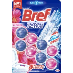 WC Bref Power Active Fresh Flowers 2x50 G WC-raikastin