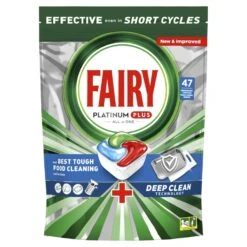 Fairy Platinum Plus Deep Clean 47 Kpl Konetiskitabletti