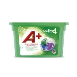 A+ Active4 White 10 Kpl Nestemäinen Pyykinpesutabletti