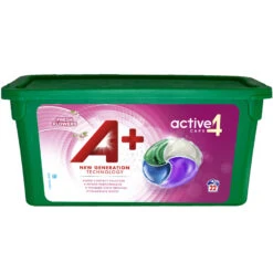 A+ Active4 Fresh Flower 22 Kpl Nestemäinen Pyykinpesutabletti