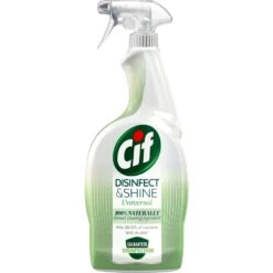 Cif Disinfect & Shine Universal 750 Ml Puhdistussuihke -Siivoustarvikeliike Kauppa 8710522896402