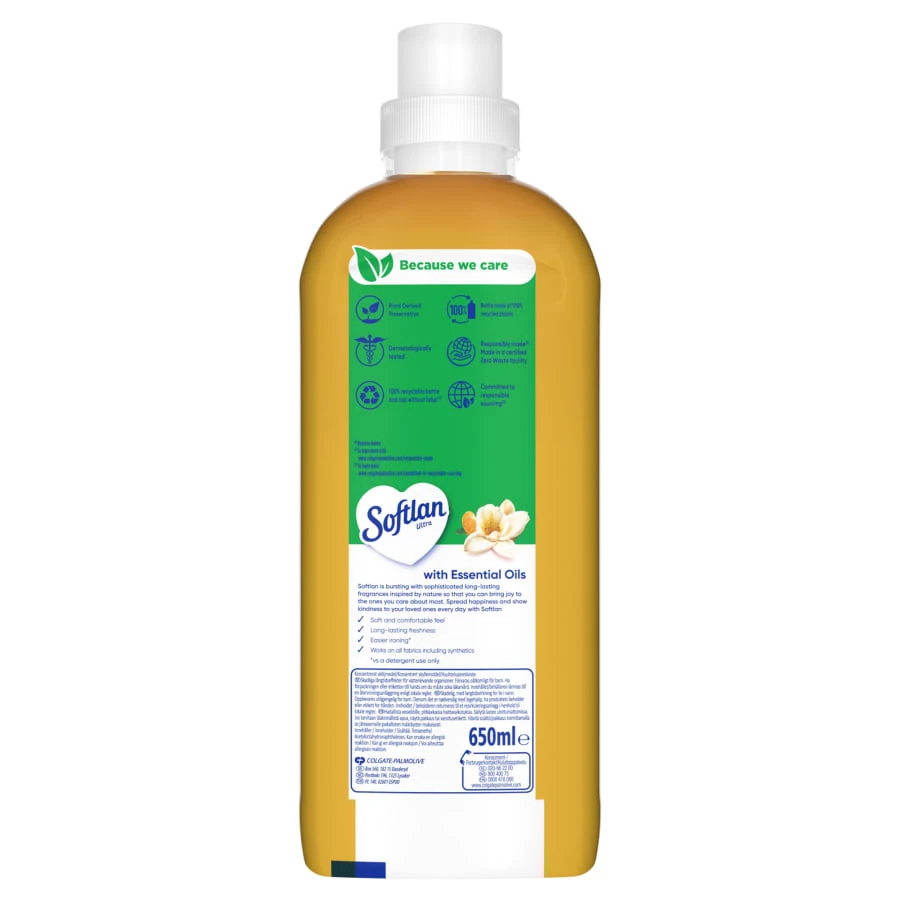 Softlan Perfumed Freshness Vanilla & Mandarin 650 Ml Huuhteluaine 4 Softlan Perfumed Freshness Vanilla & Mandarin 650 Ml Huuhteluaine - Image 2
