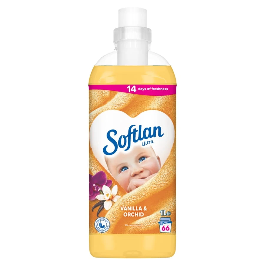 Softlan Ultra Vanilla & Orchid 1 L Huuhteluaine 4 Softlan Ultra Vanilla & Orchid 1 L Huuhteluaine - Image 2