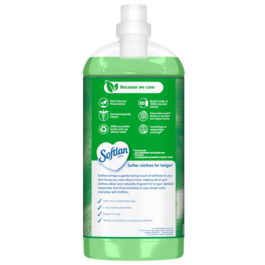 Softlan Ultra Apple & Pear Blossom 1,3 L Huuhteluaine 4 Softlan Ultra Apple & Pear Blossom 1,3 L Huuhteluaine - Image 2