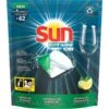 SUN® Sun All-in-1 Optimum Lemon & Bergamot 42 Kpl Konetiskikapseli -Siivoustarvikeliike Kauppa 8720181046537