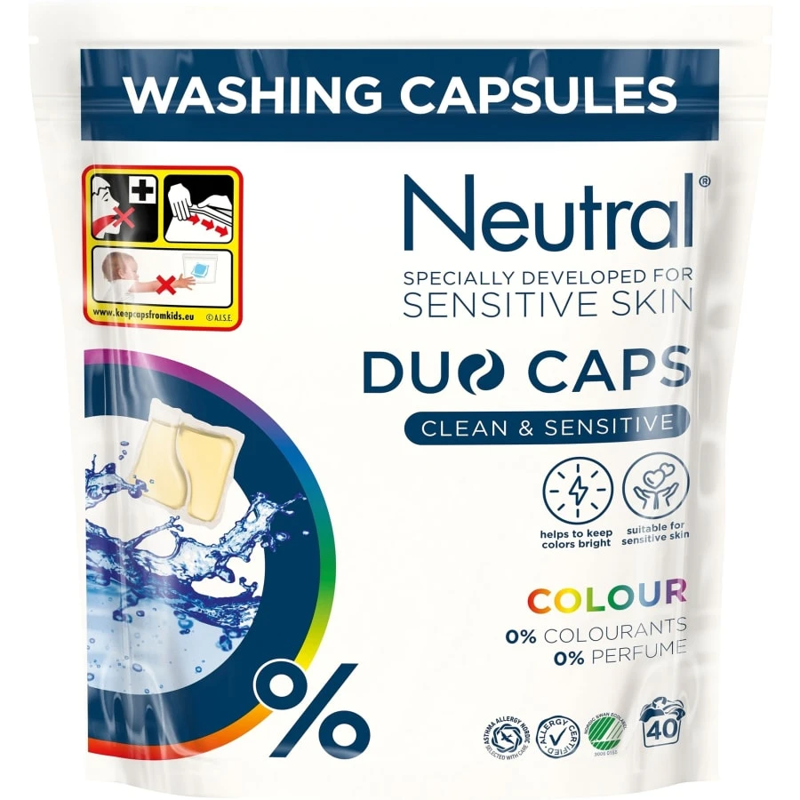 Neutral Color 40 Kpl Pyykinpesukapseli 3 Neutral Color 40 Kpl Pyykinpesukapseli